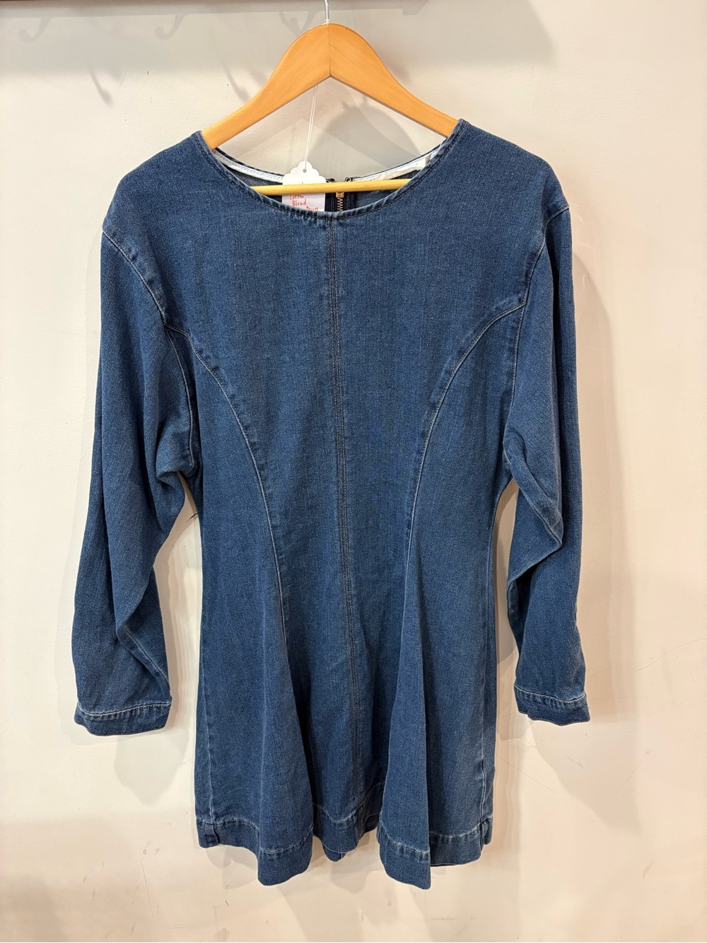 Lush Denim Fit & Flate Denim Dress